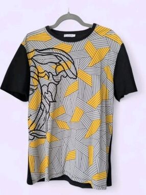 Men's Versace Graphic Print Short Sleeve Shirt